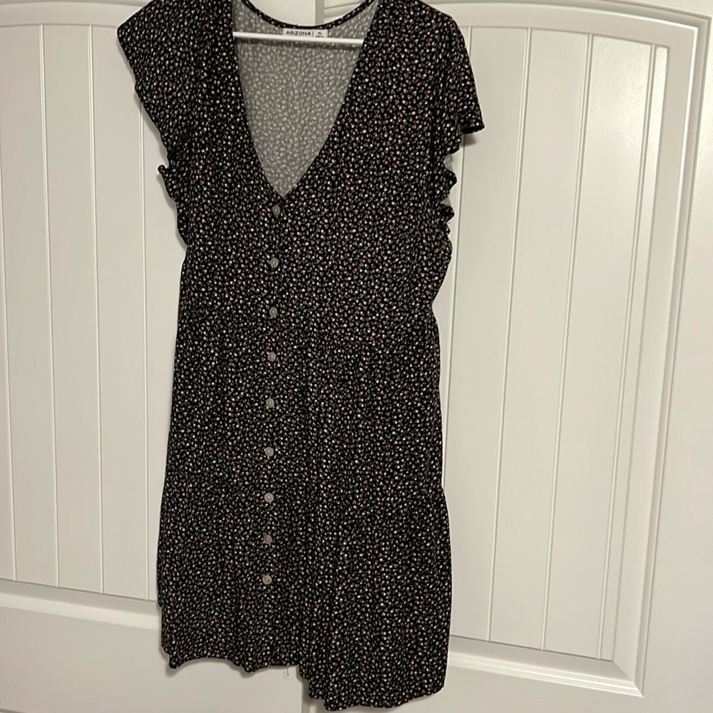 Black Flowery Dress